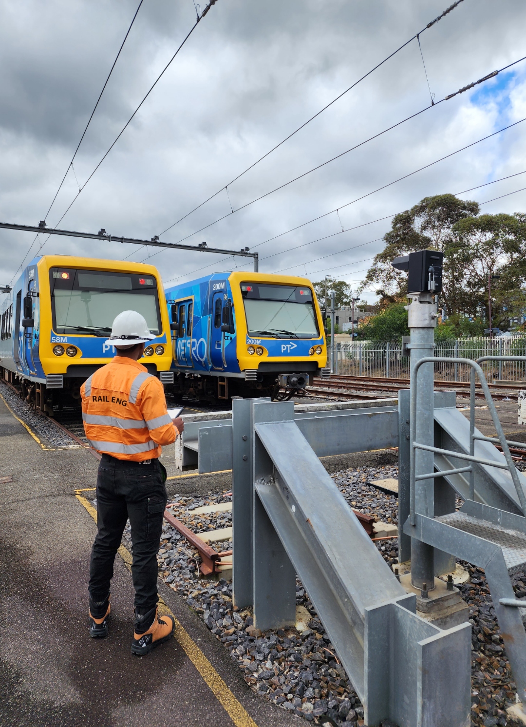 Track inspection works